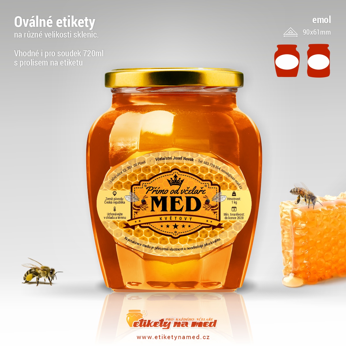 Etiketa na med - emol-18