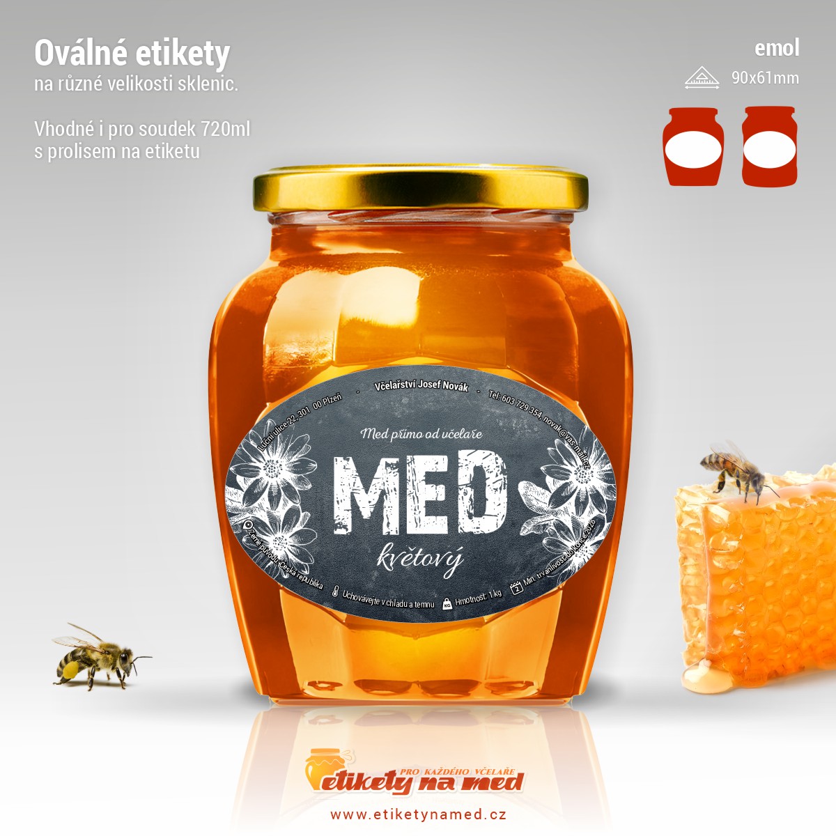 Etiketa na med - emol-35
