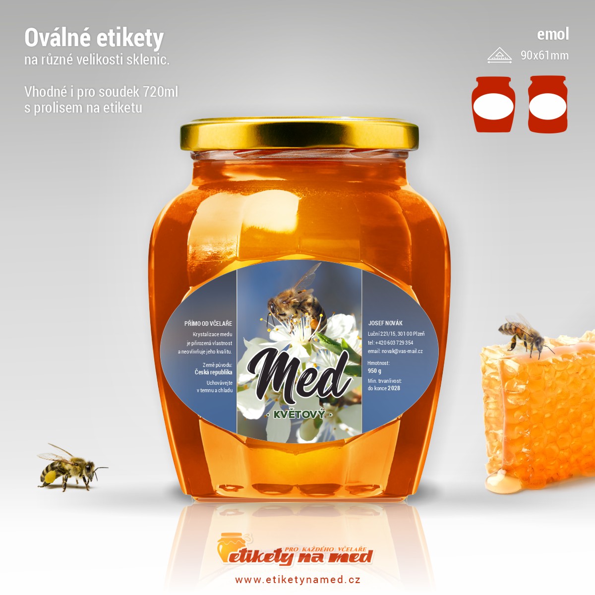 Etiketa na med - emol-48