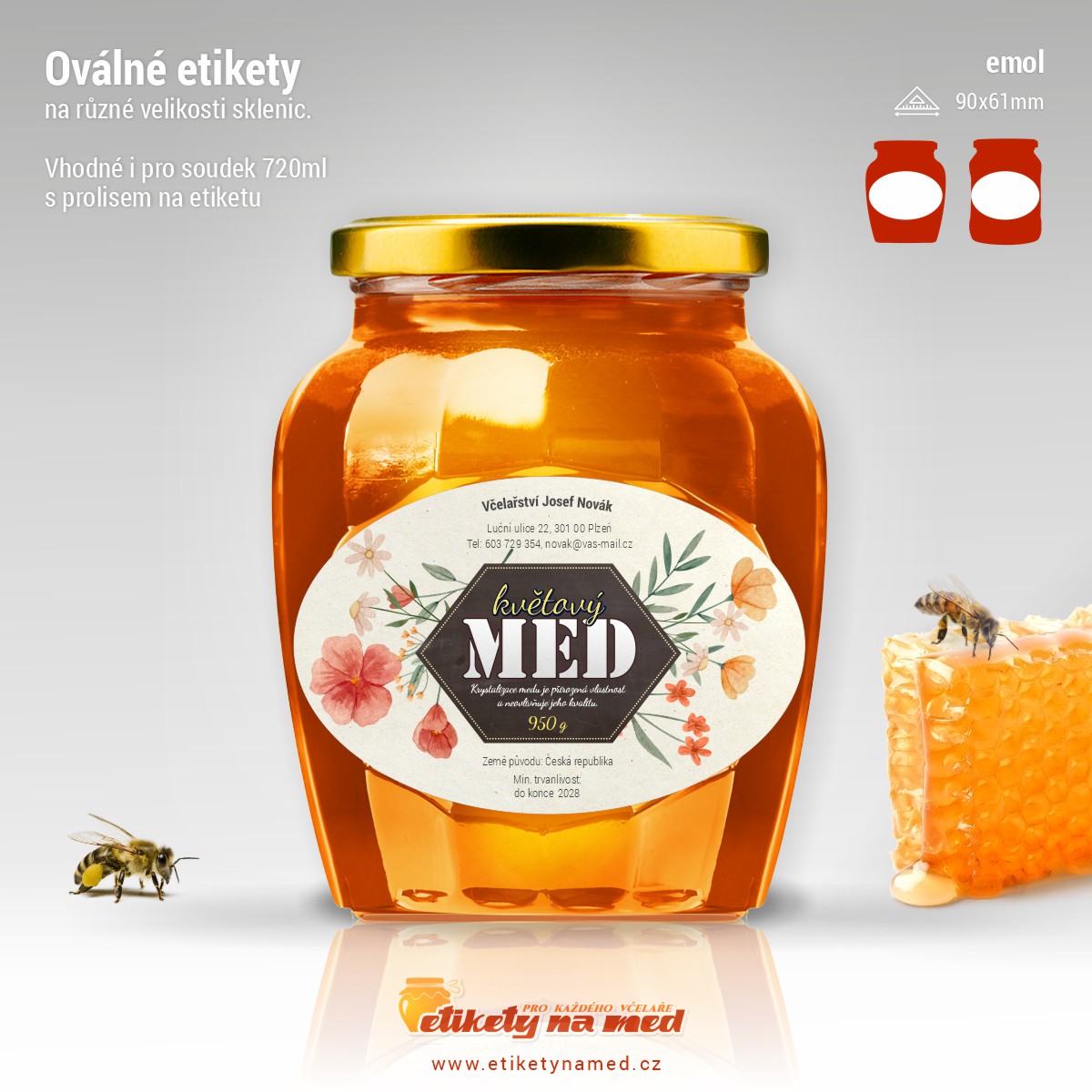 Etiketa na med - emol-53