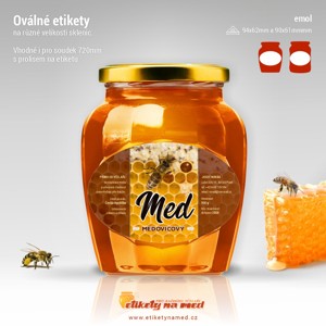 Etiketa na med - emol-54