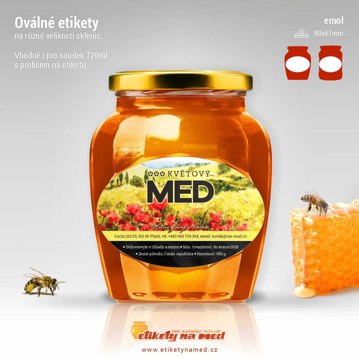 Etiketa na med - emol-56