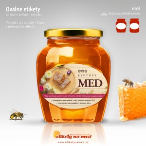Etiketa na med - emol-60