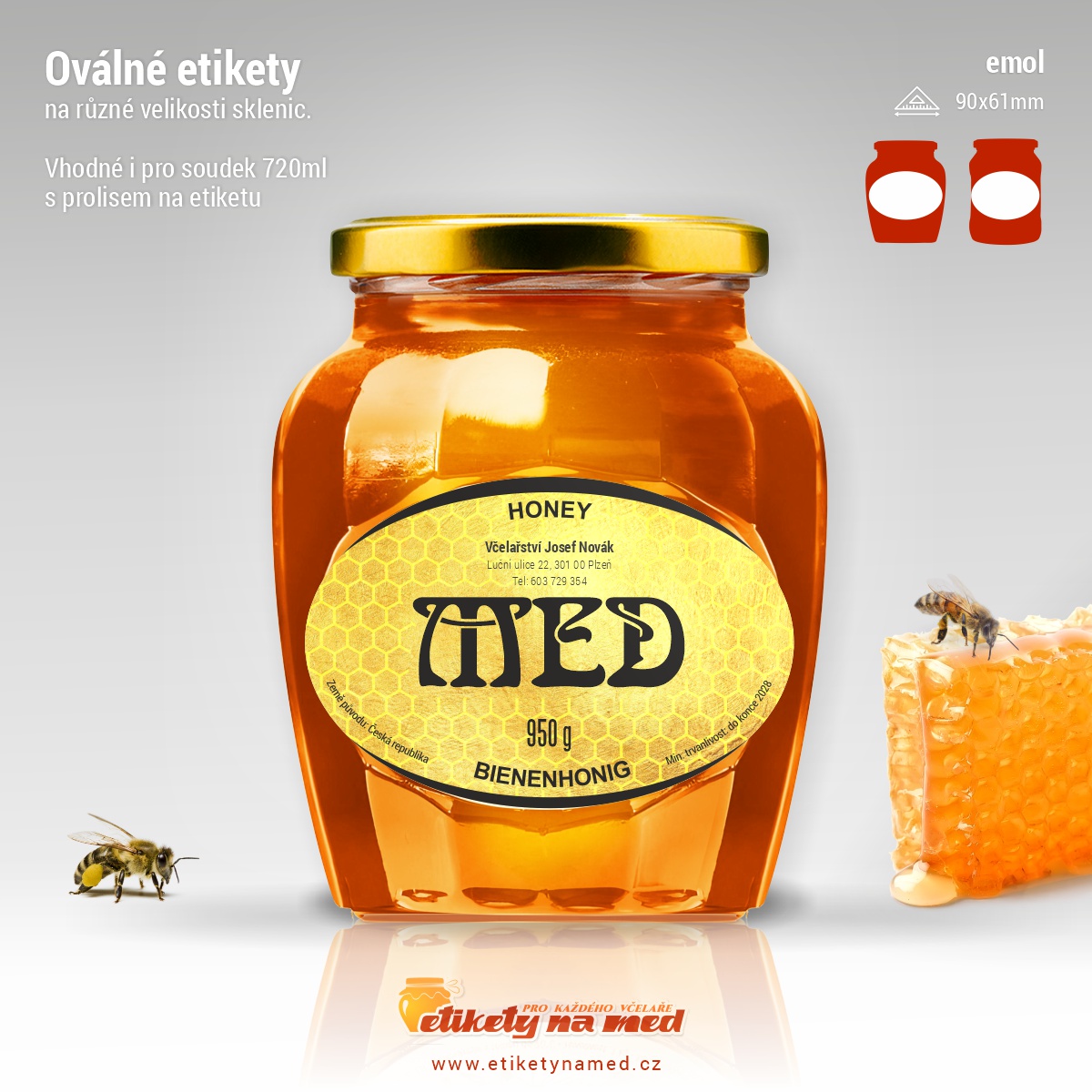 Etiketa na med - emol-61