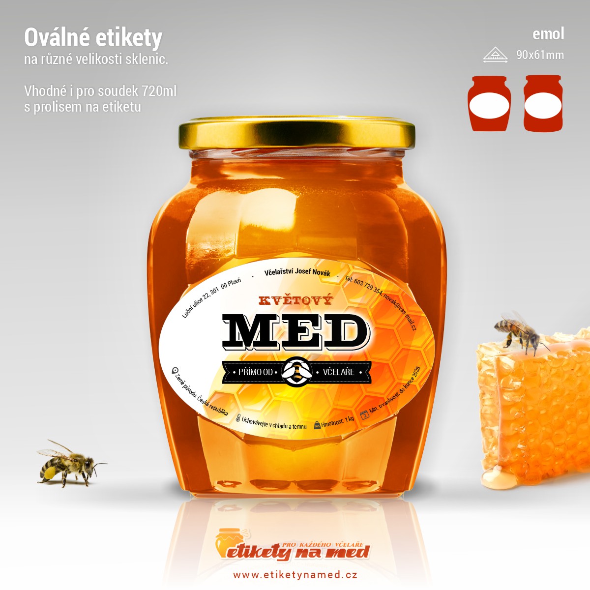 Etiketa na med - emol-9