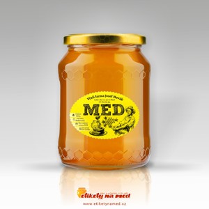 Etiketa na med oválná - emomz - 17
