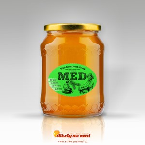 Etiketa na med oválná - emomz - 19