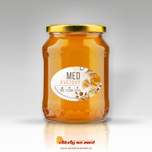 Etiketa na med oválná - emomz - 28