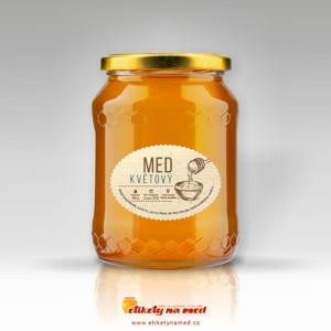 Etiketa na med oválná - emomz - 30