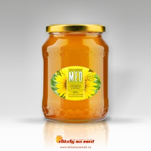 Etiketa na med oválná - emomz - 42