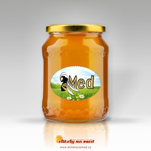Etiketa na med oválná - emomzu-1