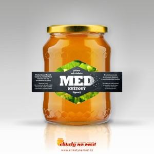 Etiketa na med - emvh-17