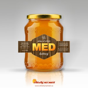 Etiketa na med - emvh-58