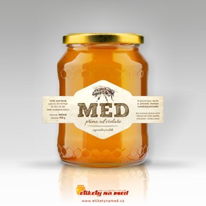 Etiketa na med - emvh-59