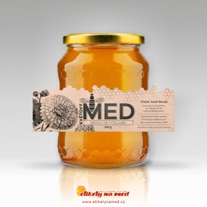 Etiketa na med - emvp - 125