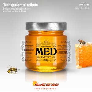 Transparentní etiketa - emvtrans-15