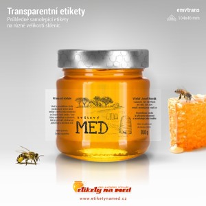 Transparentní etiketa - emvtrans-20