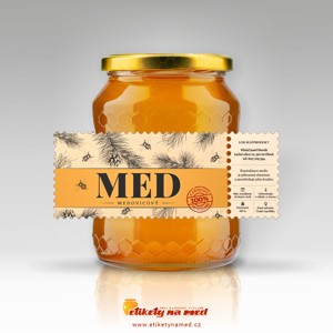 Etiketa na med - emvz - 102