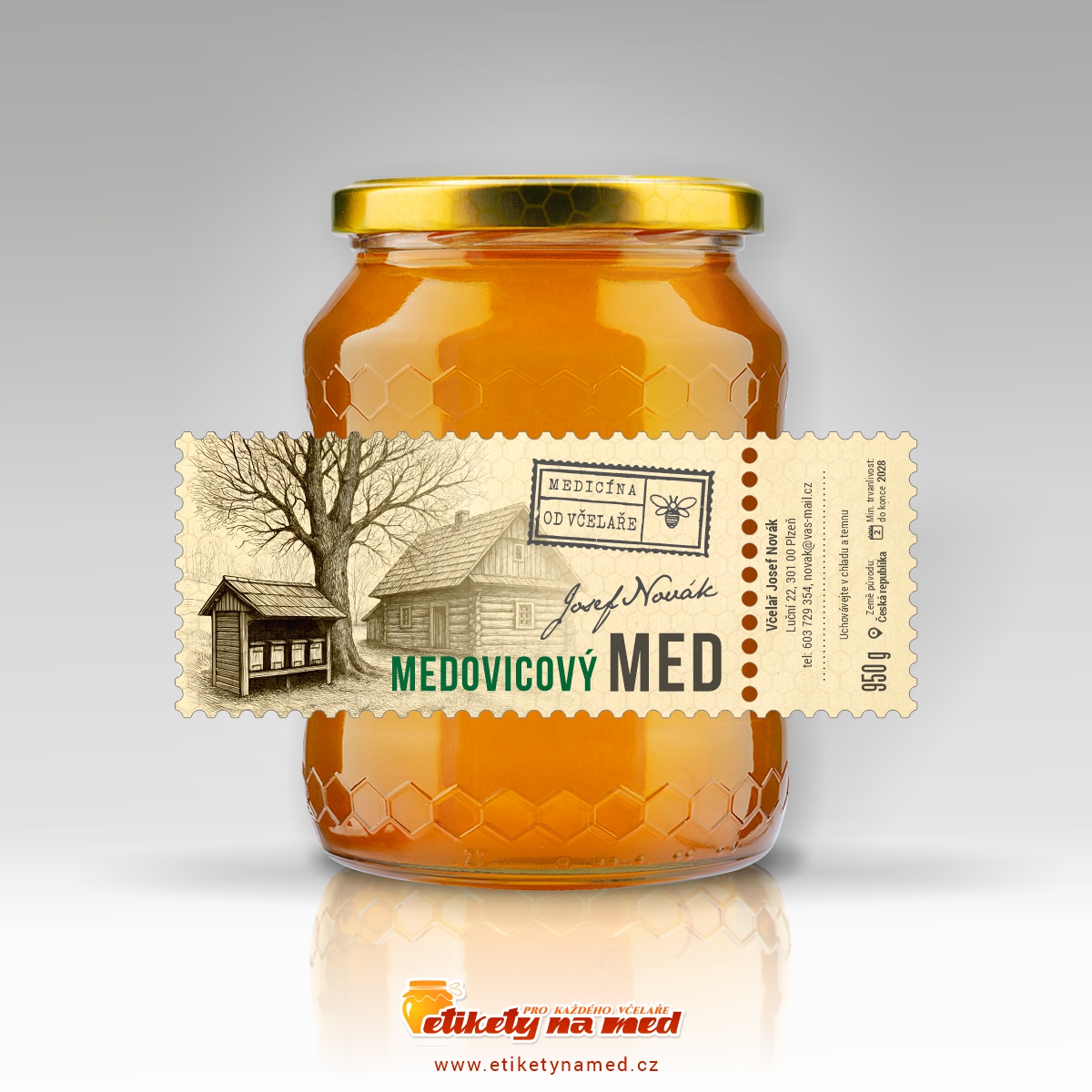 Etiketa na med - emvz - 116