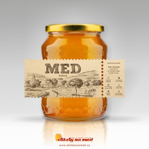 Etiketa na med - emvz - 35