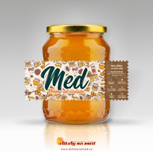 Etiketa na med - emvz - 42