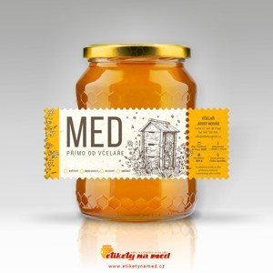 Etiketa na med - emvz - 48