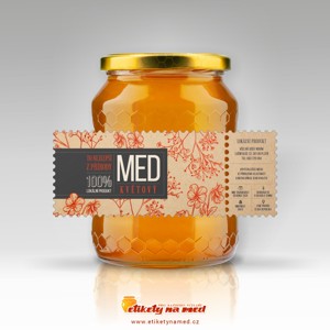 Etiketa na med - emvz - 80