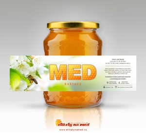 Etiketa na med - emw-12