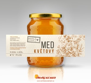 Etiketa na med - emw-37