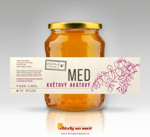 Etiketa na med - emw-41
