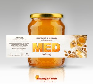 Etiketa na med - emw-7