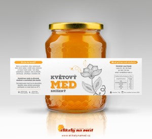 Etiketa na med - emw-8