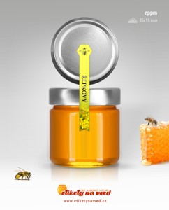 Pečetní páska s druhem medu 85x15 - eppm-d - 15